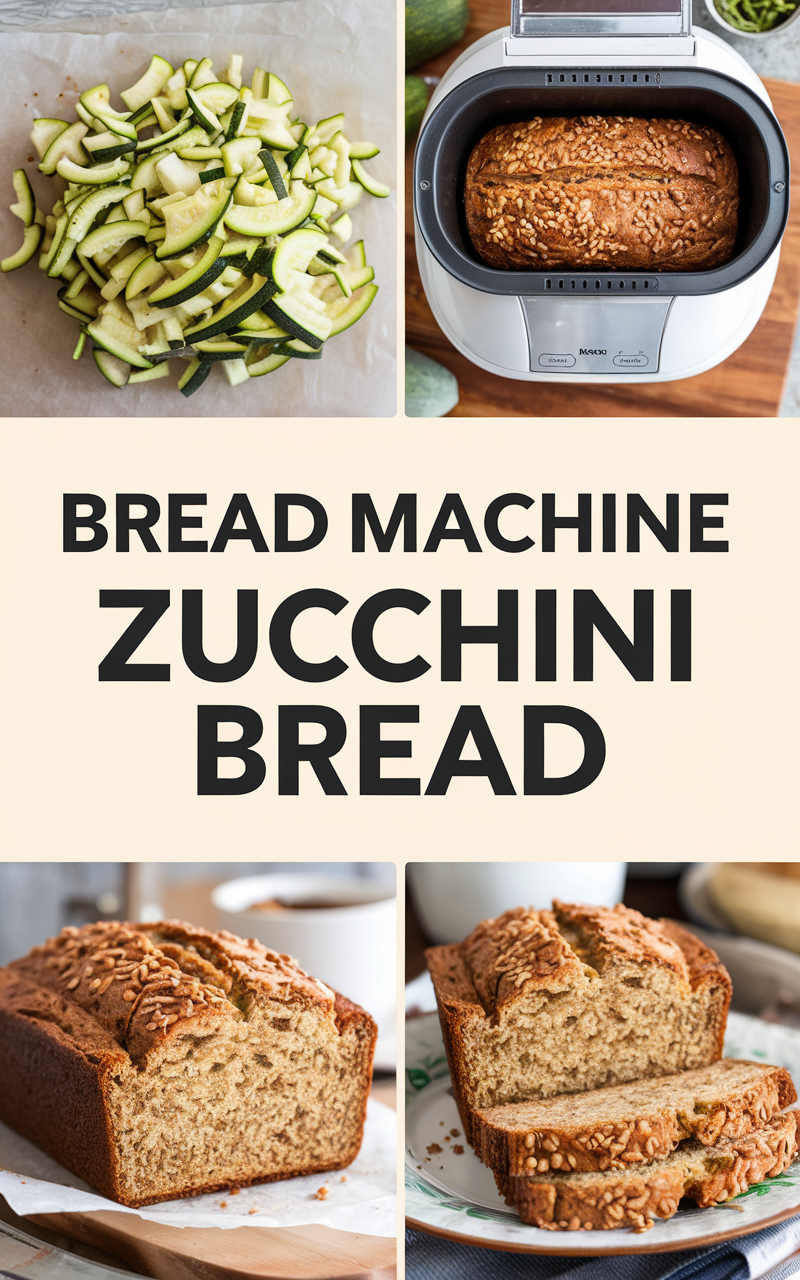 Bread Machine Zucchini Bread: